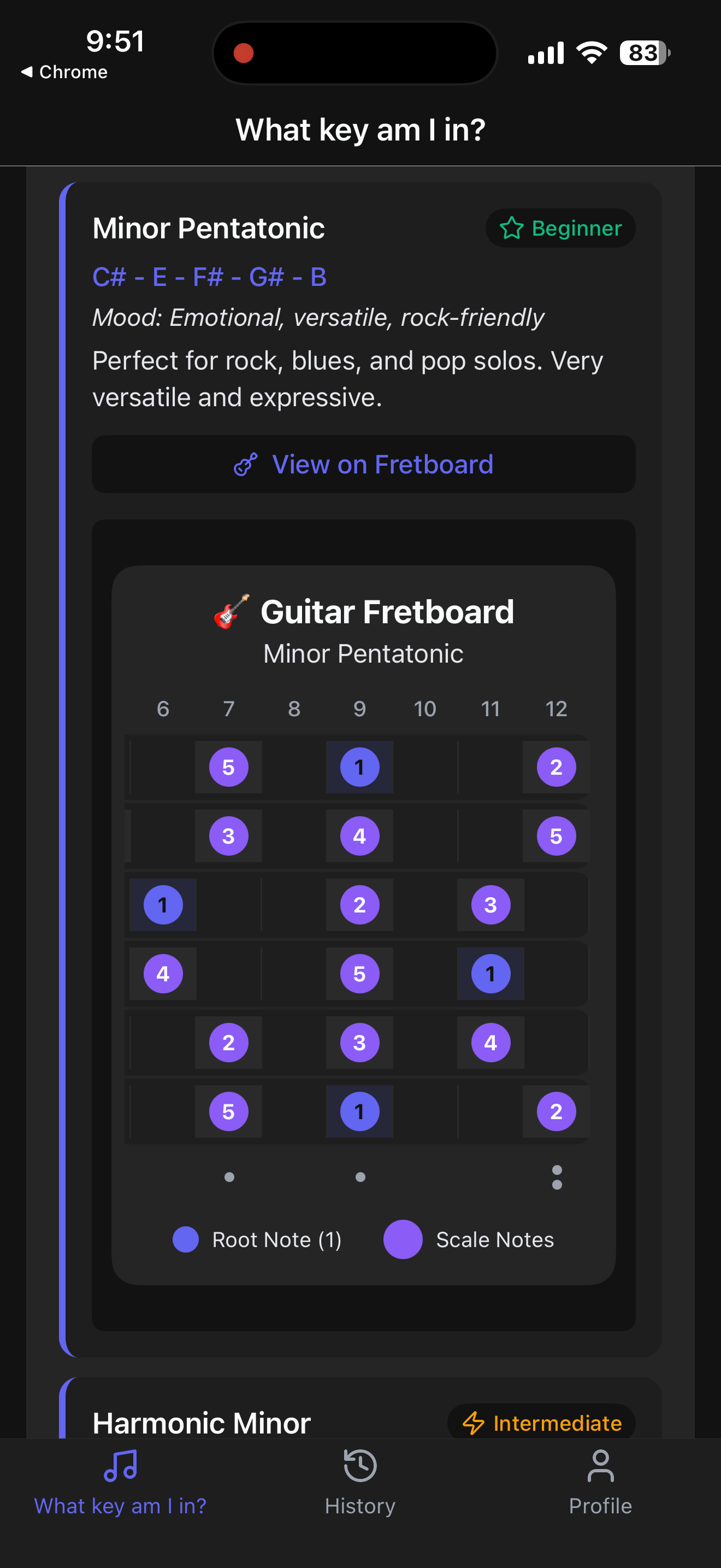 JamKey Premium app screenshot
